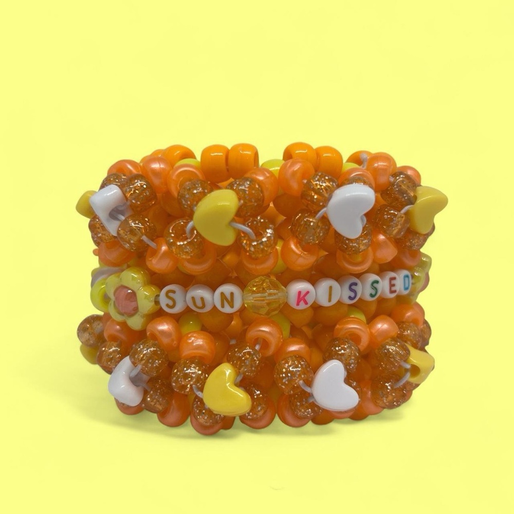 Sun Kissed rotating Kandi cuff